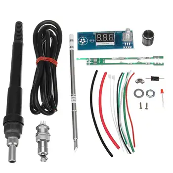 Digital Display Soldering Iron Station Temperature Controller DIY Kits for T12 Handle Electric Welding Solder Tools Accessories
Digital Display Soldering Iron Station Temperature Controller DIY Kits for T12 Handle Electric Welding Solder Tools Accessories