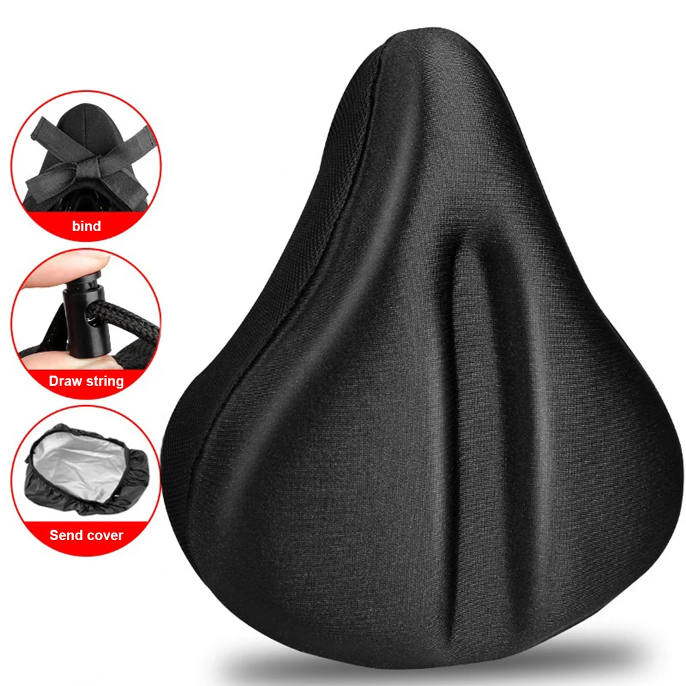 Soft Thickened Bicycle Seat Breathable Bicycle Saddle Seat Cover Foam Seat Universal Bicycle Saddle Cushion for MTB Road Bike
Soft Thickened Bicycle Seat Breathable Bicycle Saddle Seat Cover Foam Seat Universal Bicycle Saddle Cushion for MTB Road Bike