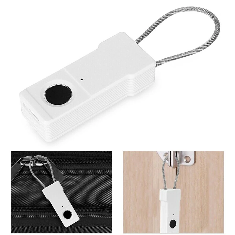 Smart Security Lock Keyless Fingerprint Lock Waterproof Fingerprint Unlock Anti-Theft Security Padlock Door Luggage Case Lock
Smart Security Lock Keyless Fingerprint Lock Waterproof Fingerprint Unlock Anti-Theft Security Padlock Door Luggage Case Lock