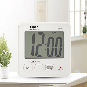 1PCS LCD Digital Table Magnet Alarm Clock DIY Kitchen Oven Cooking Timer Large Screen Electronic Timer
1PCS LCD Digital Table Magnet Alarm Clock DIY Kitchen Oven Cooking Timer Large Screen Electronic Timer