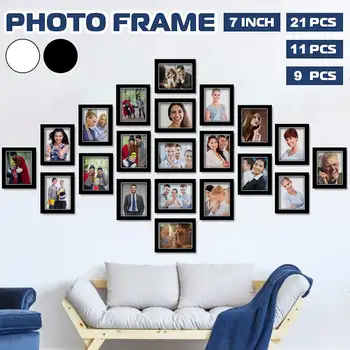 21Pcs Wall Hanging Photo Frame Set Family Picture Display Modern Art Home Decor For Hallway Bedroom Living Room Wall Decoration
21Pcs Wall Hanging Photo Frame Set Family Picture Display Modern Art Home Decor For Hallway Bedroom Living Room Wall Decoration