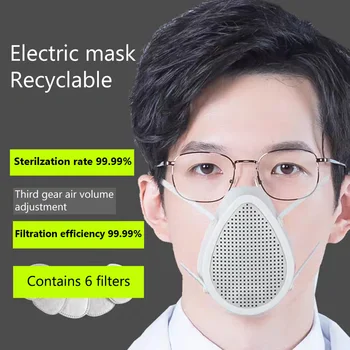 Electric mask breathable dust-proof anti-fog anti-formaldehyde anti-odor anti-bacterial breath filter replaceable electric masks 
Electric mask breathable dust-proof anti-fog anti-formaldehyde anti-odor anti-bacterial breath filter replaceable electric masks