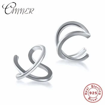 CANNER 2020 Fashion Punk Rock Ear Clip Cuff Wrap Earrings No piercing-Clip On Cartilage Wrap Earring 925 Sterling Silver Jewelry
CANNER 2020 Fashion Punk Rock Ear Clip Cuff Wrap Earrings No piercing-Clip On Cartilage Wrap Earring 925 Sterling Silver Jewelry