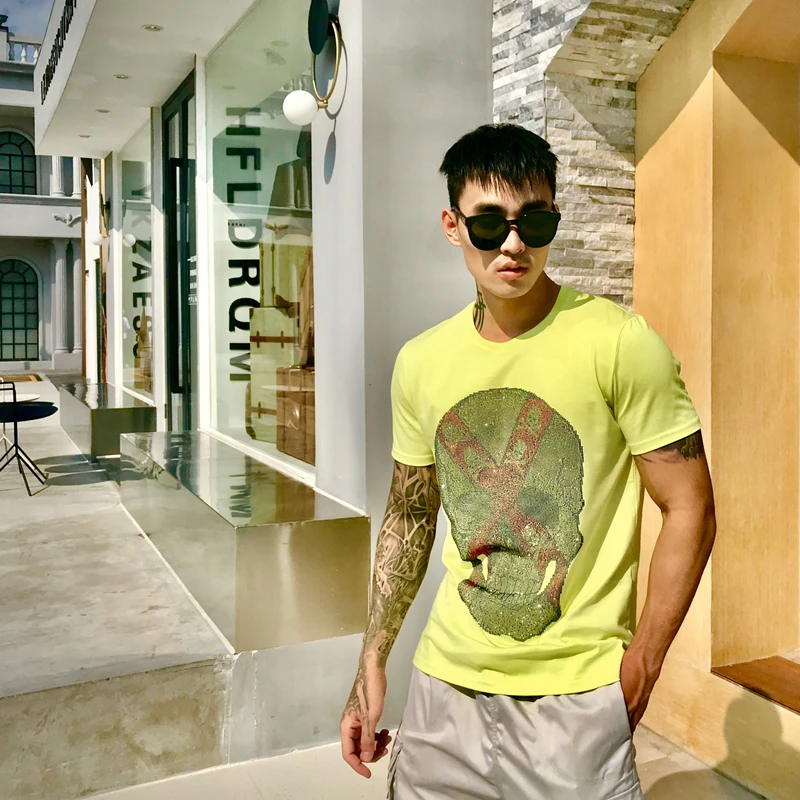 T SHIRT MEN COTTON FUNNY PLEIN SKULL RHINESTONES MEN CLOTHING 2020 FASHION SUMMER SHORT SLEEVE O NECK NEW SEASON STREETWEAR
T SHIRT MEN COTTON FUNNY PLEIN SKULL RHINESTONES MEN CLOTHING 2020 FASHION SUMMER SHORT SLEEVE O NECK NEW SEASON STREETWEAR