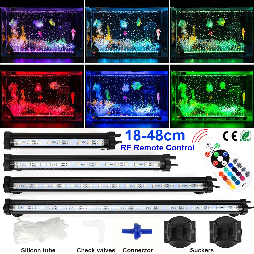 IP68 Waterproof LED Aquarium Light Air Pump LED Fish Tank Light Underwater Bubble Light Aquarium Led Lighting pecera Lights D30
IP68 Waterproof LED Aquarium Light Air Pump LED Fish Tank Light Underwater Bubble Light Aquarium Led Lighting pecera Lights D30