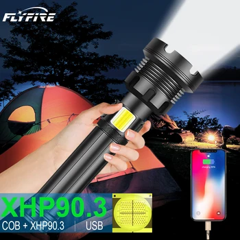 500000LM Unique powerful flashlight led xhp90.3 COB light zoom tactical torch LED flash light 18650 rechargeable battery 26650
500000LM Unique powerful flashlight led xhp90.3 COB light zoom tactical torch LED flash light 18650 rechargeable battery 26650