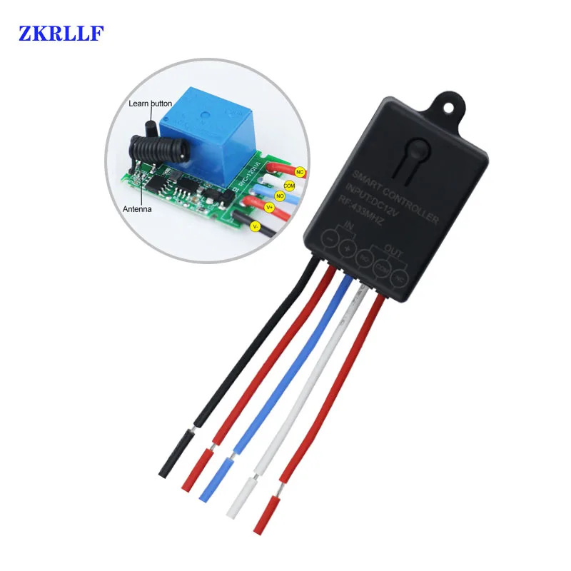 433Mhz DC 12V 1CH Universal Smart Home Wireless RF Remote Control Switch Relay Receiver Module And 433 MHz Light Transmitter DIY
433Mhz DC 12V 1CH Universal Smart Home Wireless RF Remote Control Switch Relay Receiver Module And 433 MHz Light Transmitter DIY