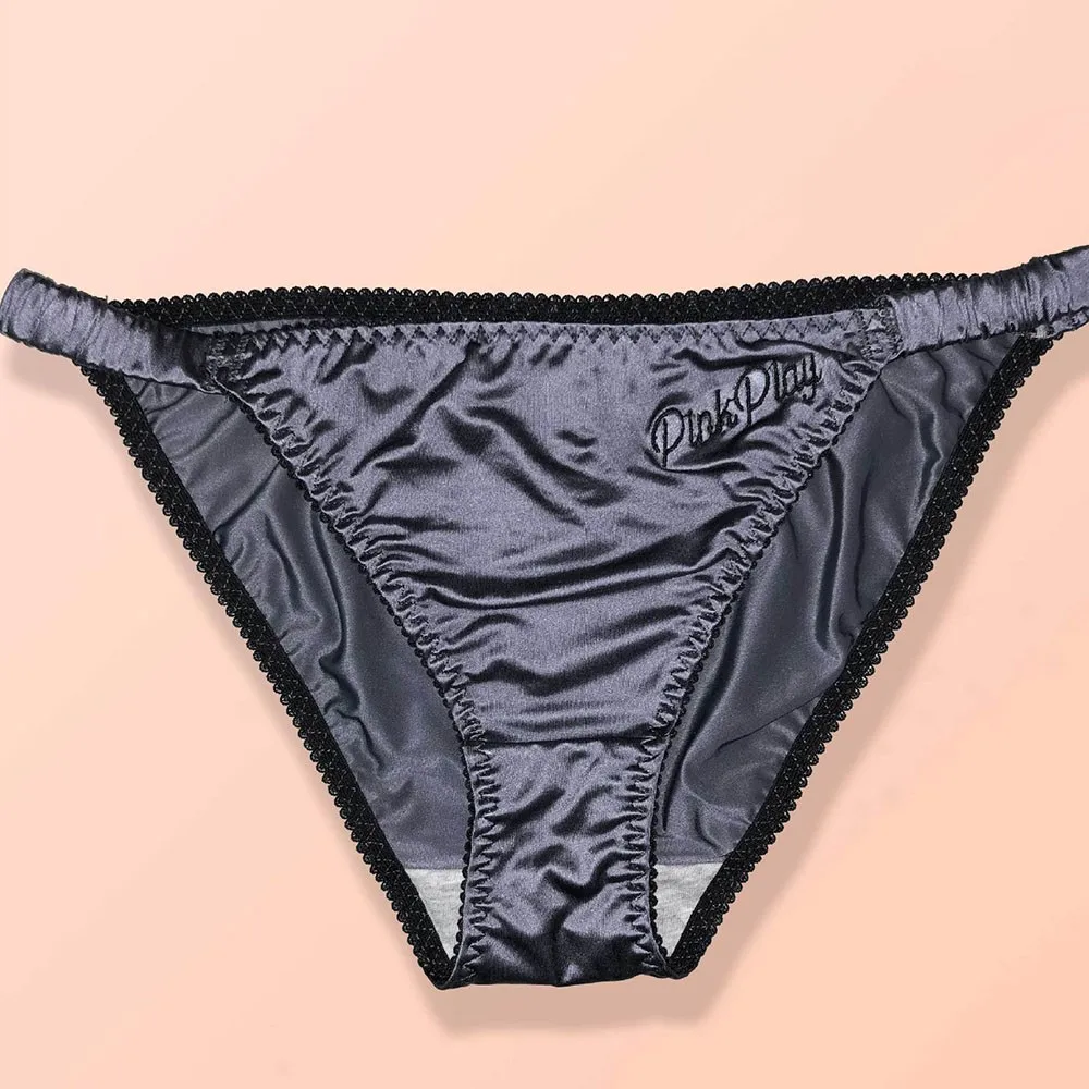 Sexy Women Silk Satin Panties Ladies Lingerie Underwear Knickers Briefs Nylon Triangle High Slit Trendy Ladies Panties
Sexy Women Silk Satin Panties Ladies Lingerie Underwear Knickers Briefs Nylon Triangle High Slit Trendy Ladies Panties