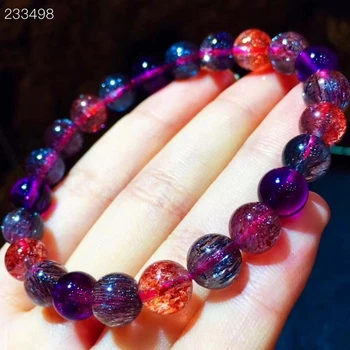 Certificate Natural Super Seven Lepidocrocite Quartz Rutilated Quartz Bracelet Melody Stone Round Bead 7.8mm Crystal AAAAAA
Certificate Natural Super Seven Lepidocrocite Quartz Rutilated Quartz Bracelet Melody Stone Round Bead 7.8mm Crystal AAAAAA