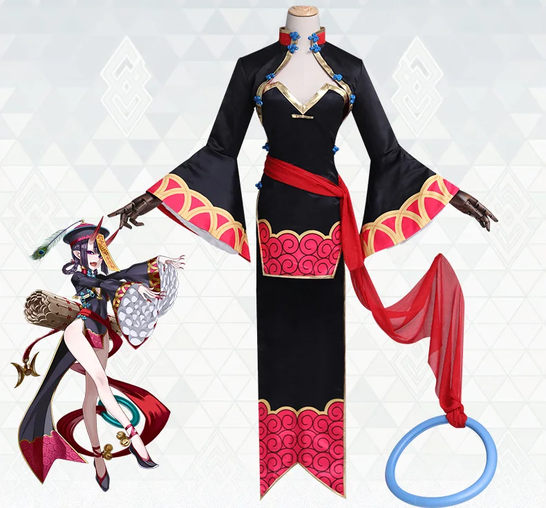 

Anime Fate/Grand Order Zombie Shuten Douji FGO Cosplay Costume Women Dress Outfit Halloween Xmas Party Costumes