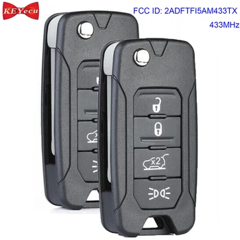 KEYECU 2pcs for Jeep Renegade 2016 2017 2018 Remote Car Key Fob Megamos AES 433MHz 2ADFTFI5AM433TX 
KEYECU 2pcs for Jeep Renegade 2016 2017 2018 Remote Car Key Fob Megamos AES 433MHz 2ADFTFI5AM433TX
