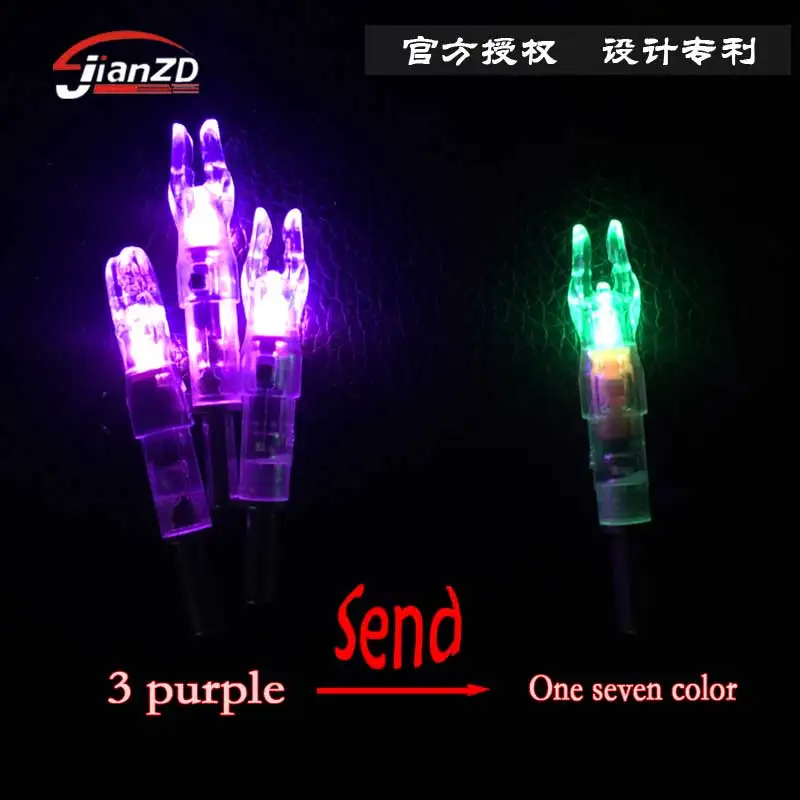3PCS/box luminous tail for outdoor hunting archery tail inner diameter 6.2/7.6 mm luminous bow tail crossbow tail
3PCS/box luminous tail for outdoor hunting archery tail inner diameter 6.2/7.6 mm luminous bow tail crossbow tail