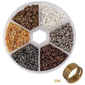 Open Jump Rings Hotetey 1 Box (About 1800Pcs) Assorted 6 Colors 6mm Open Iron Jump Rings Connectors for Jewelry Making
Open Jump Rings Hotetey 1 Box (About 1800Pcs) Assorted 6 Colors 6mm Open Iron Jump Rings Connectors for Jewelry Making