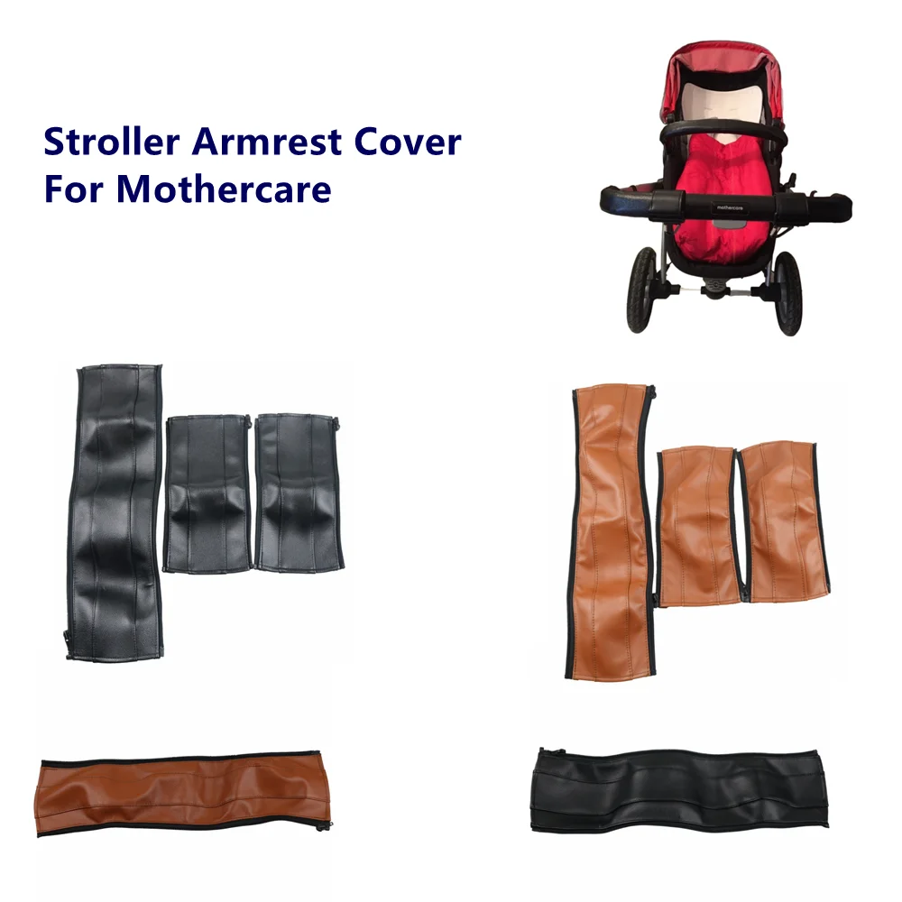 

New Strollers Handle Covers For Mothercare Pu Leather Protective Cases Cover Armrest Bumper Covers Handle Pram Bar Accessories