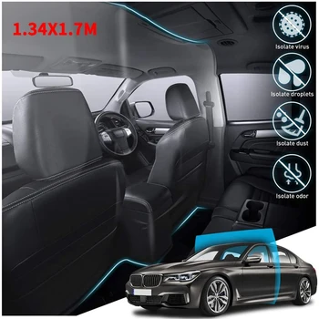 Car Taxi Isolation Film, Transparent Anti-Fog Full Surround Protective Cover, Curtain Front and Rear Row (1.34MX1.7M)
Car Taxi Isolation Film, Transparent Anti-Fog Full Surround Protective Cover, Curtain Front and Rear Row (1.34MX1.7M)