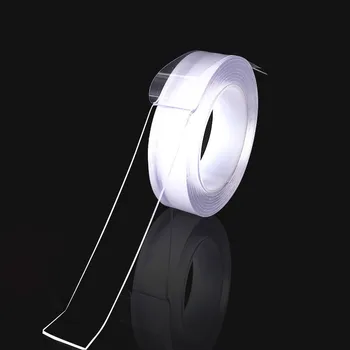 1M/3M/5M Transparent Magic Nano-tape Washable Reusable Doub Transparent Double Sided Tap Traceless Waterproof Adhesive Tape
1M/3M/5M Transparent Magic Nano-tape Washable Reusable Doub Transparent Double Sided Tap Traceless Waterproof Adhesive Tape
