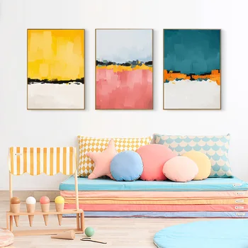 Abstract Pink Yellow Blue Color Wall Art Canvas Painting Nordic Minimalist Posters and Prints Wall Picture for Living Room Decor
Abstract Pink Yellow Blue Color Wall Art Canvas Painting Nordic Minimalist Posters and Prints Wall Picture for Living Room Decor