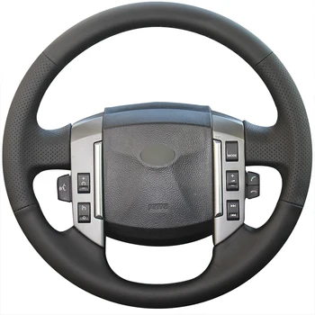 Hand Sew Black Artificial Leather Car Steering Wheel Cover for Land Rover Discovery 3 2004 2005 2006 2007 2008 2009
Hand Sew Black Artificial Leather Car Steering Wheel Cover for Land Rover Discovery 3 2004 2005 2006 2007 2008 2009