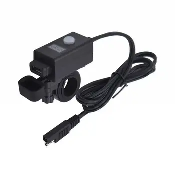 Motorcycle Charger Motorcycle Handlebar Charger Pratical Charging Adapter Black 5V±0.25V Universal
Motorcycle Charger Motorcycle Handlebar Charger Pratical Charging Adapter Black 5V±0.25V Universal