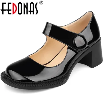 FEDONAS Mary Janes Concise Women'S Shoes Summer Autumn Round Toe Thick High Heels Pumps Platforms Working Casual Shoes Woman
FEDONAS Mary Janes Concise Women'S Shoes Summer Autumn Round Toe Thick High Heels Pumps Platforms Working Casual Shoes Woman