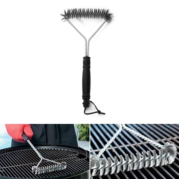 11 Inches Kitchen Accessories BBQ Grill Barbecue Kit Cleaning Brush Stainless Steel Cooking Tools Barbecue Gadgets Accessories
11 Inches Kitchen Accessories BBQ Grill Barbecue Kit Cleaning Brush Stainless Steel Cooking Tools Barbecue Gadgets Accessories