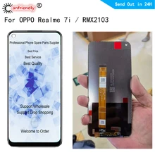 Écran tactile LCD IPS pour OPPO Realme 7i 6.5 RMX2103, 2020 pouces, avec assemblage de châssis=