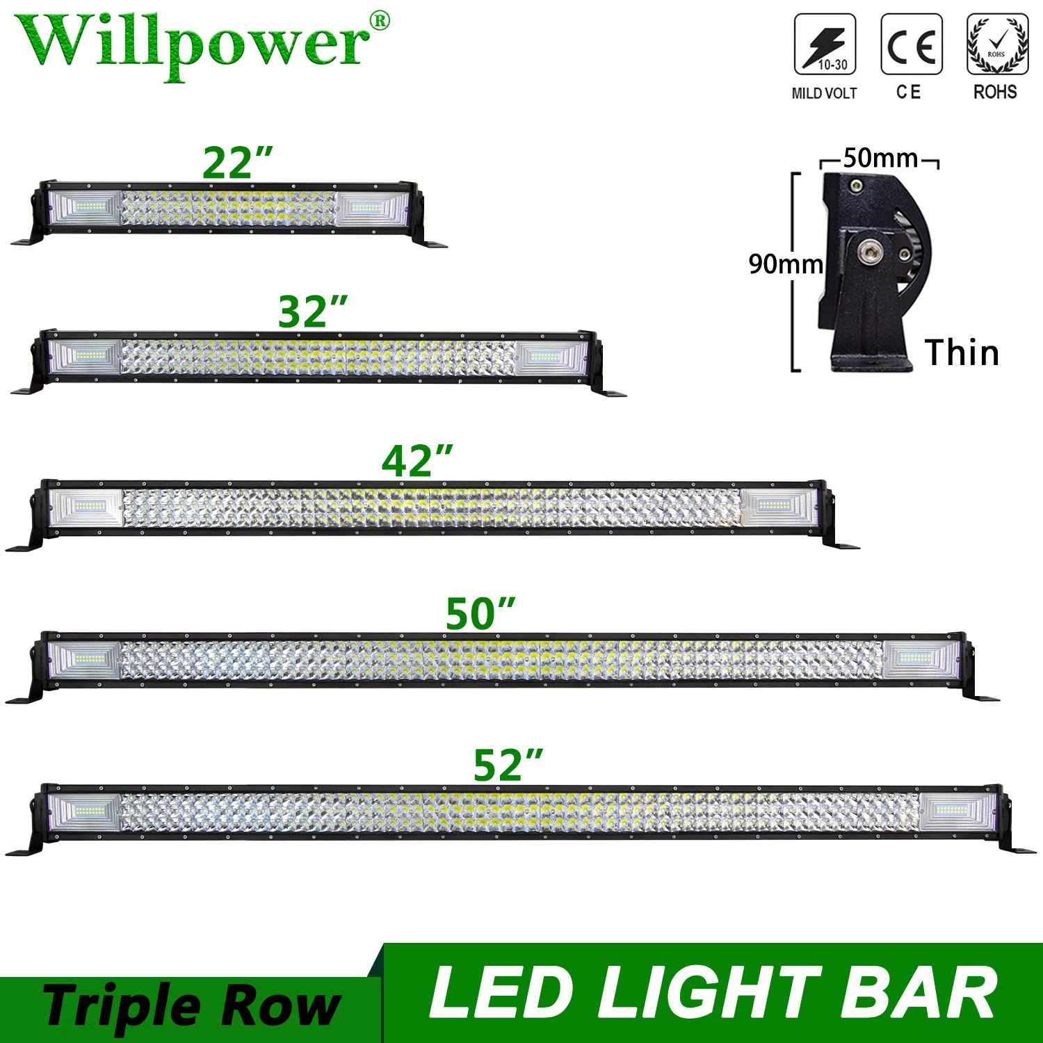 SUV Car Roof Tri-Row LED Bar 22 32 42 50 52 inch LED Light Bar For Ford Jeep Chevy Truck SUV AWD 4WD Driving Lamp 4x4 Lightbar
SUV Car Roof Tri-Row LED Bar 22 32 42 50 52 inch LED Light Bar For Ford Jeep Chevy Truck SUV AWD 4WD Driving Lamp 4x4 Lightbar