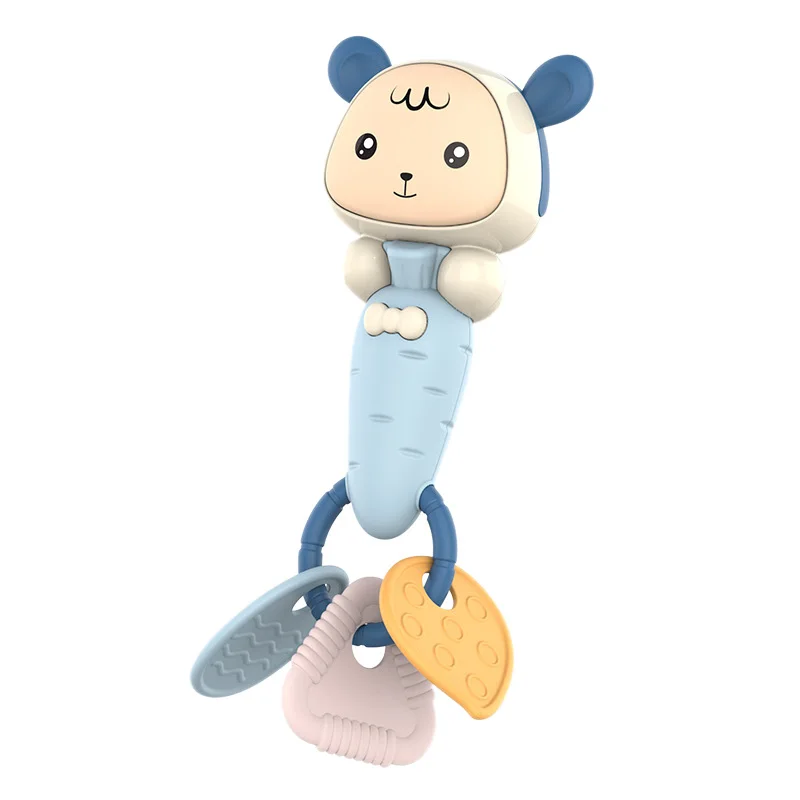 Baby Teether Rattle Sand Hammer Children Electric Music Rhythm Stick Hand Crank Can Bite with Light Infant Toys
Baby Teether Rattle Sand Hammer Children Electric Music Rhythm Stick Hand Crank Can Bite with Light Infant Toys