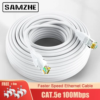 SAMZHE CAT 5e Ethernet Cable RJ45 Lan Round Cable Networking Ethernet Patch Cord for Computer Router Laptop Network Cable
SAMZHE CAT 5e Ethernet Cable RJ45 Lan Round Cable Networking Ethernet Patch Cord for Computer Router Laptop Network Cable