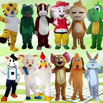 12 Chinese Zodiac Mascot Costume Suits Cosplay Party Game Dress Outfits Clothing Advertising Carnival Halloween Easter Adults US
12 Chinese Zodiac Mascot Costume Suits Cosplay Party Game Dress Outfits Clothing Advertising Carnival Halloween Easter Adults US