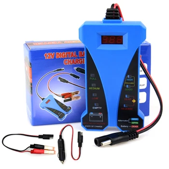 12V Digital Battery Tester Voltmeter and Charging System Analyzer with LCD Display and LED Indication
12V Digital Battery Tester Voltmeter and Charging System Analyzer with LCD Display and LED Indication