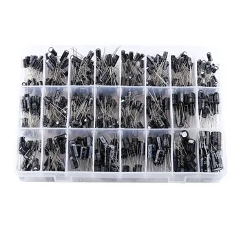 500pcs 24 Values Aluminum Electrolytic Capacitor Assorted Kit 10V~50V 0.1uF To 1000uF Capacitors Assortment Box Kit 
500pcs 24 Values Aluminum Electrolytic Capacitor Assorted Kit 10V~50V 0.1uF To 1000uF Capacitors Assortment Box Kit