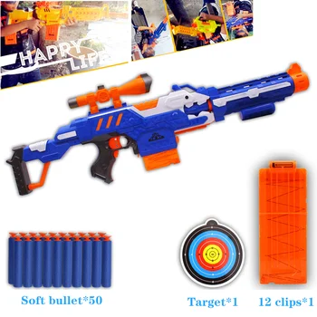 Electronic Submachine Gun Toy Suit for NERF Soft Bullet Gun Rival Elite Series Outdoor Fun & Sports Toy Gift for Kids Boys Gift
Electronic Submachine Gun Toy Suit for NERF Soft Bullet Gun Rival Elite Series Outdoor Fun & Sports Toy Gift for Kids Boys Gift