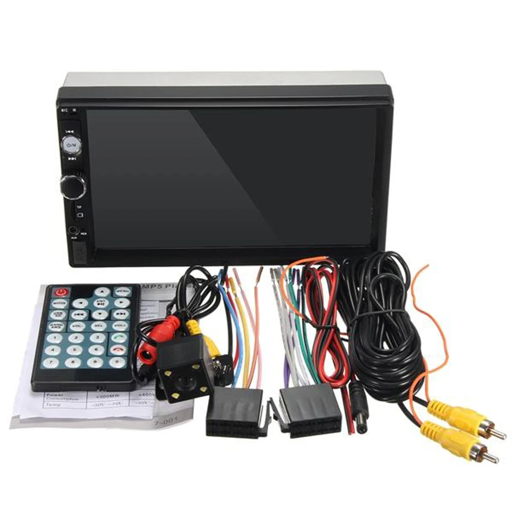 7010B 7in Car Stereo Radio MP5 Player FM USB AUX BT Touched Screen Rear View Camera
7010B 7in Car Stereo Radio MP5 Player FM USB AUX BT Touched Screen Rear View Camera