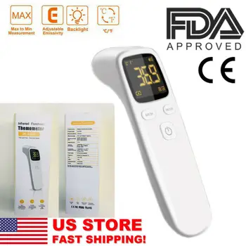 Infrared Digital LCD Thermometer Infrared Forehead Non-touch Baby Adult Forehead IR Temperature Gun FDA & CE Certification
Infrared Digital LCD Thermometer Infrared Forehead Non-touch Baby Adult Forehead IR Temperature Gun FDA & CE Certification
