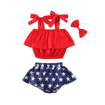 Pudcoco Fast Shipping Newborn Baby Girl Clothes Set Sleeveless Off Shoulder Vest Top Print Stars Independentence Clothing Set
Pudcoco Fast Shipping Newborn Baby Girl Clothes Set Sleeveless Off Shoulder Vest Top Print Stars Independentence Clothing Set