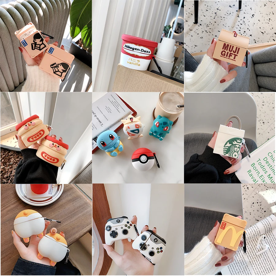 Cute Case For Airpods Case Cover Luxury Silicone Cartoon Fashion Cover For Apple Airpods 1 2 Case For Airpods Earphone Cover
Cute Case For Airpods Case Cover Luxury Silicone Cartoon Fashion Cover For Apple Airpods 1 2 Case For Airpods Earphone Cover