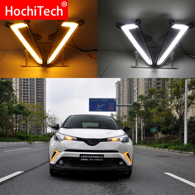 For Toyota C-HR CHR 2017 2018 2019 Led Daytime Running Lights DRL Fog Lamp with Yellow Turn Signal Lamp
For Toyota C-HR CHR 2017 2018 2019 Led Daytime Running Lights DRL Fog Lamp with Yellow Turn Signal Lamp