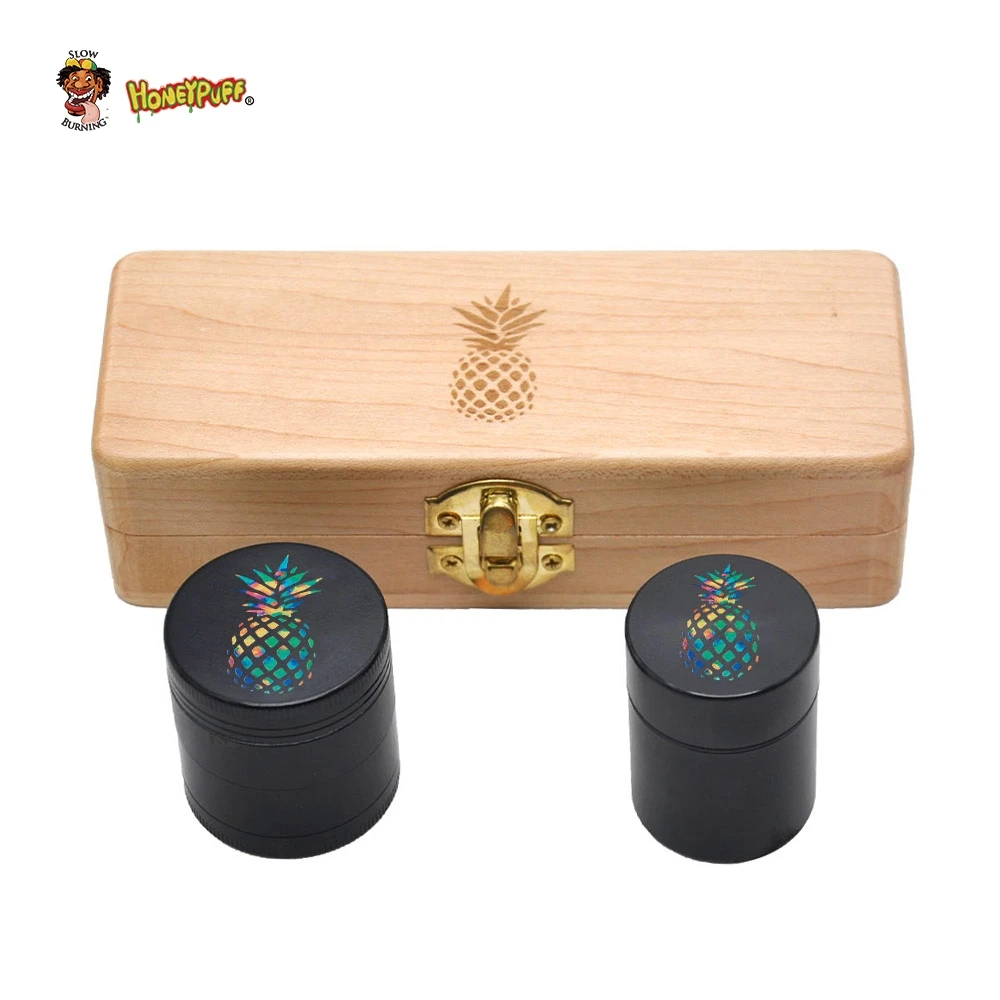HONEYPUFF Tobacco Wooden Stash Case Box + Aluminum Herb Grinder + Metal Smoking Stash Storage Jar Smoke Hand Pipe Accessories
HONEYPUFF Tobacco Wooden Stash Case Box + Aluminum Herb Grinder + Metal Smoking Stash Storage Jar Smoke Hand Pipe Accessories