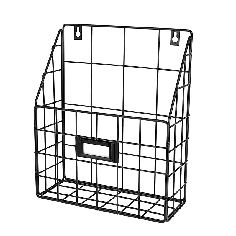 Wire Mail Basket - Wall Mounted Hanging Folder/Document Organizer - Economic & Easy to Install Tray for Home Office & More (1 Sl
Wire Mail Basket - Wall Mounted Hanging Folder/Document Organizer - Economic & Easy to Install Tray for Home Office & More (1 Sl