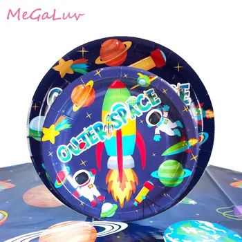 Birthday Party Outer Space Rocket Disposable Plates Tablecover Tablecloth Astronaut Planet Galaxy Theme Birthday Party Supplies
Birthday Party Outer Space Rocket Disposable Plates Tablecover Tablecloth Astronaut Planet Galaxy Theme Birthday Party Supplies