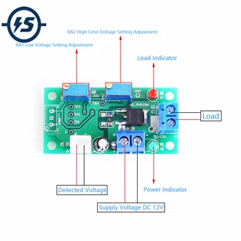 DC 5V-12V Under-Voltage Protection Module 5A for Battery Charge/Discharge Controller for 1pcs 0V-15V Adjustable POMS FET Switch
DC 5V-12V Under-Voltage Protection Module 5A for Battery Charge/Discharge Controller for 1pcs 0V-15V Adjustable POMS FET Switch