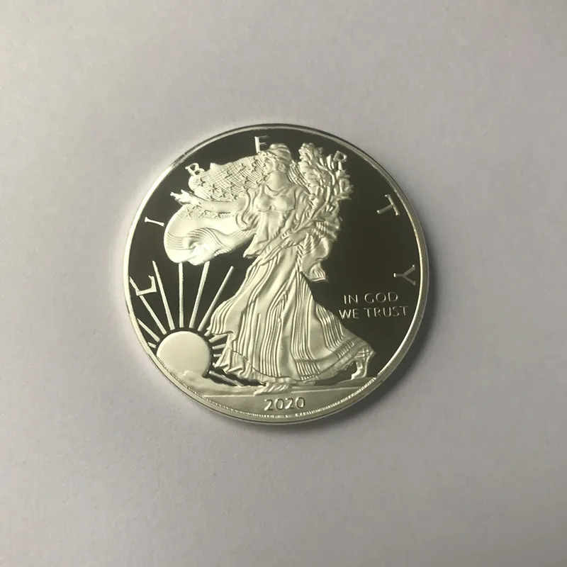 100 шт., Немагнитный значок Freedom 2020, статуэтка, латунный сердечник, Посеребренная монета 40 мм, сувенирное украшение в виде животного, монеты
100 шт., Немагнитный значок Freedom 2020, статуэтка, латунный сердечник, Посеребренная монета 40 мм, сувенирное украшение в виде животного, монеты