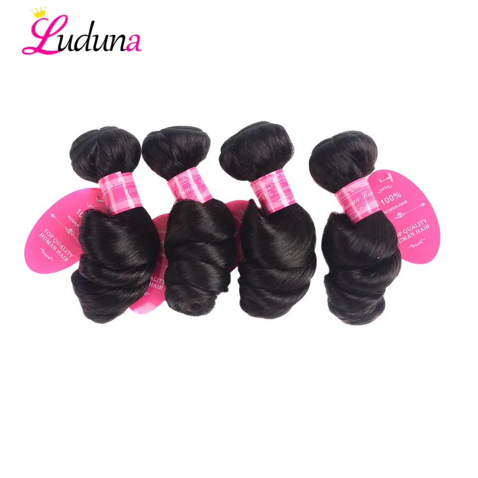 Luduna Hair Bundles Brazilian Hair Weave Bundles Loose Wave Bundles Human Hair 4 Bundles Human Hair Bundles Remy Extension 
Luduna Hair Bundles Brazilian Hair Weave Bundles Loose Wave Bundles Human Hair 4 Bundles Human Hair Bundles Remy Extension