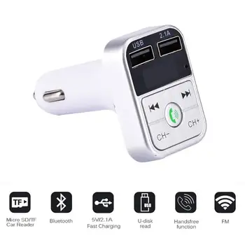 FM Transmitter Wireless Bluetooth Car Kit Handsfree Car MP3 Audio Music Player Dual USB Radio Modulator Car Kit 2.1A USB Charger
FM Transmitter Wireless Bluetooth Car Kit Handsfree Car MP3 Audio Music Player Dual USB Radio Modulator Car Kit 2.1A USB Charger