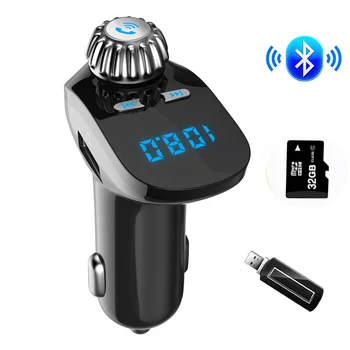 Konrisa Car Bluetooth 4.2 FM Transmitter Modulator A2DP Music Player Handsfree Car Kit 5V 3.1A Dual USB Support TF Card U Dis
Konrisa Car Bluetooth 4.2 FM Transmitter Modulator A2DP Music Player Handsfree Car Kit 5V 3.1A Dual USB Support TF Card U Dis