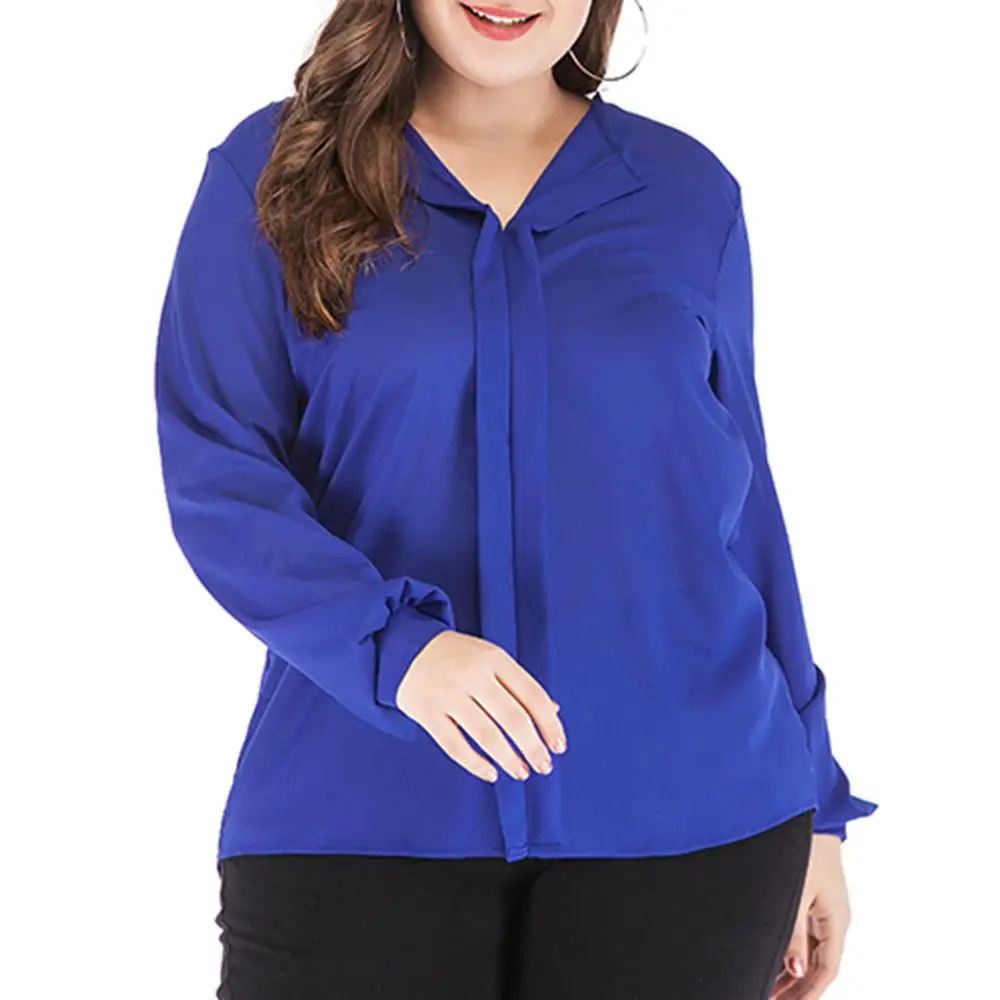 Women's Blouse Plus Size V Neck Long Sleeve Shirt For Female Solid Casual Ladies Shirt Tops blusas de mujer verano #3F
Women's Blouse Plus Size V Neck Long Sleeve Shirt For Female Solid Casual Ladies Shirt Tops blusas de mujer verano #3F