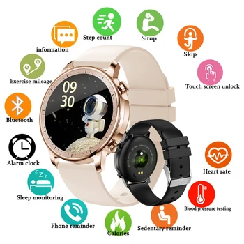 LIGE Women Smart Watch Lady Fitness Bracelet Smartwatch Clock IP68 Waterproof Heart Rate Monitor For Android IOS Sport Tracker 
LIGE Women Smart Watch Lady Fitness Bracelet Smartwatch Clock IP68 Waterproof Heart Rate Monitor For Android IOS Sport Tracker