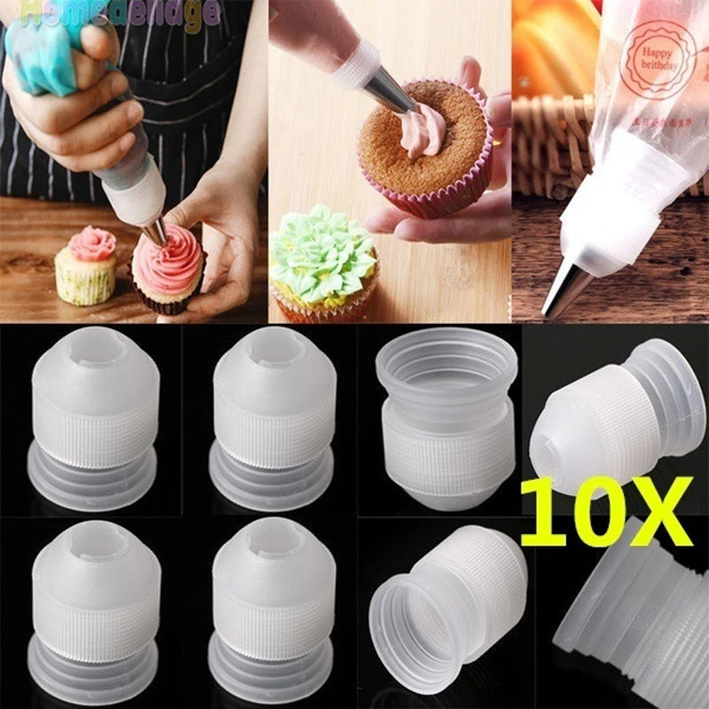 Fashion 10 pcs Icing Piping Nozzles Tips Cake Decorating Converter Coupler Pastry Tool Home Tips
Fashion 10 pcs Icing Piping Nozzles Tips Cake Decorating Converter Coupler Pastry Tool Home Tips