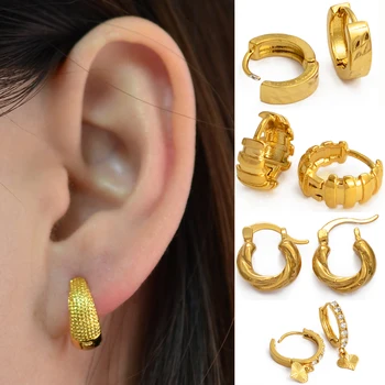 Anniyo Gold Color Small Stud Earrings Women Girl,Wholesale Prices Arab Africa Middle East Earrings Wedding Party Gift #121516
Anniyo Gold Color Small Stud Earrings Women Girl,Wholesale Prices Arab Africa Middle East Earrings Wedding Party Gift #121516